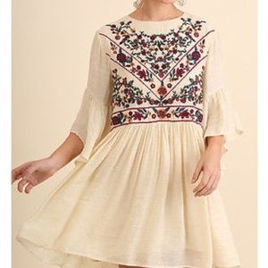Embroidered Umgee Dress